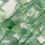 Green Fluorite Faceted Pear Shape Beads image 4