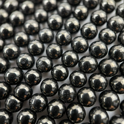 Jet Polished  Round Beads image 2