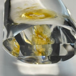 Cabochon Quartz with Citrine Inclusion image 3
