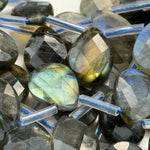 Labradorite Faceted Pear Shape Beads image 4