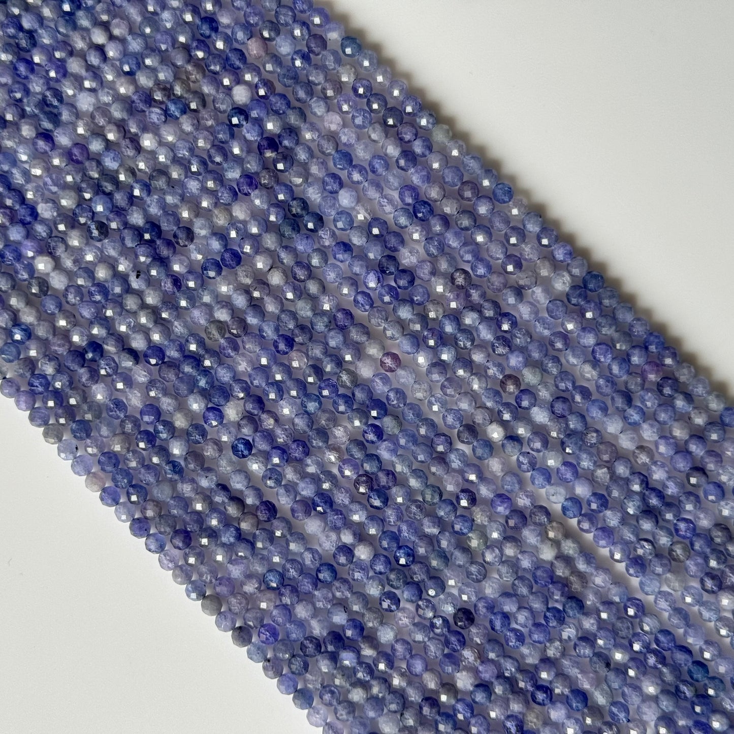 Tanzanite Faceted Round Beads - AA Quality image 4