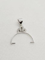 Crown Bail with Cubic Zirconia (3 sizes) image 4