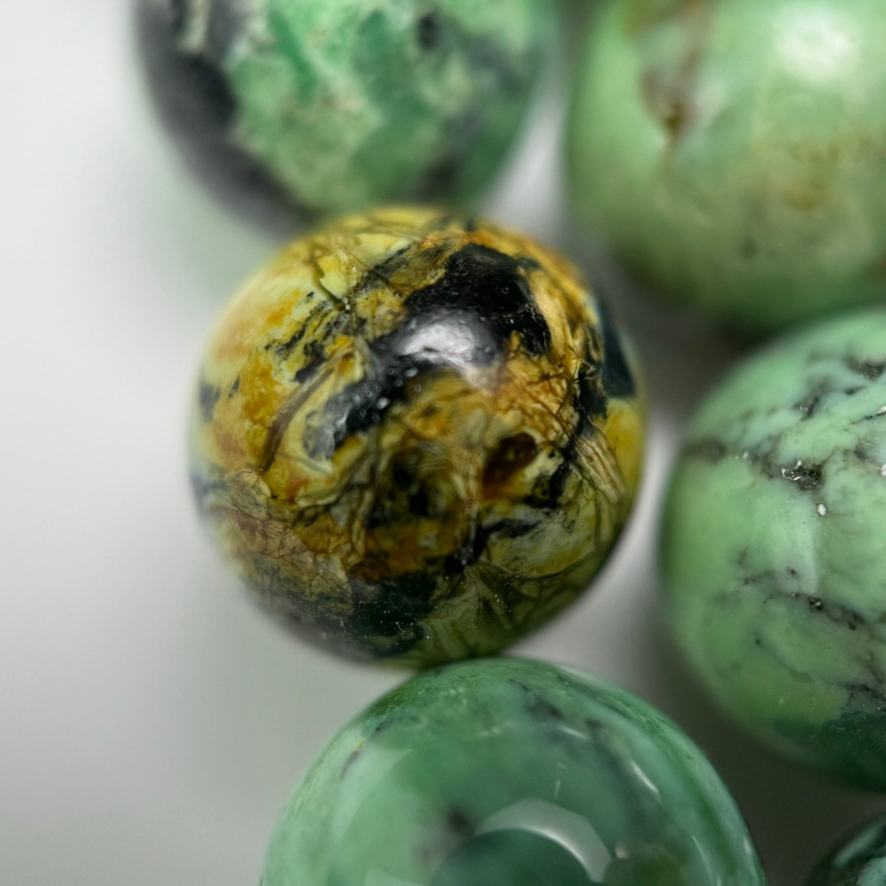 Variscite Polished Round Beads image 1