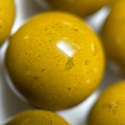 Yellow Mookaite Polished Round Beads image 13