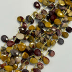 Mookaite Faceted Pear Shape Beads image 5