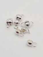 Crimp Cover Jump Ring | 925 Sterling Silver | 10/pkg (3 sizes) image 1