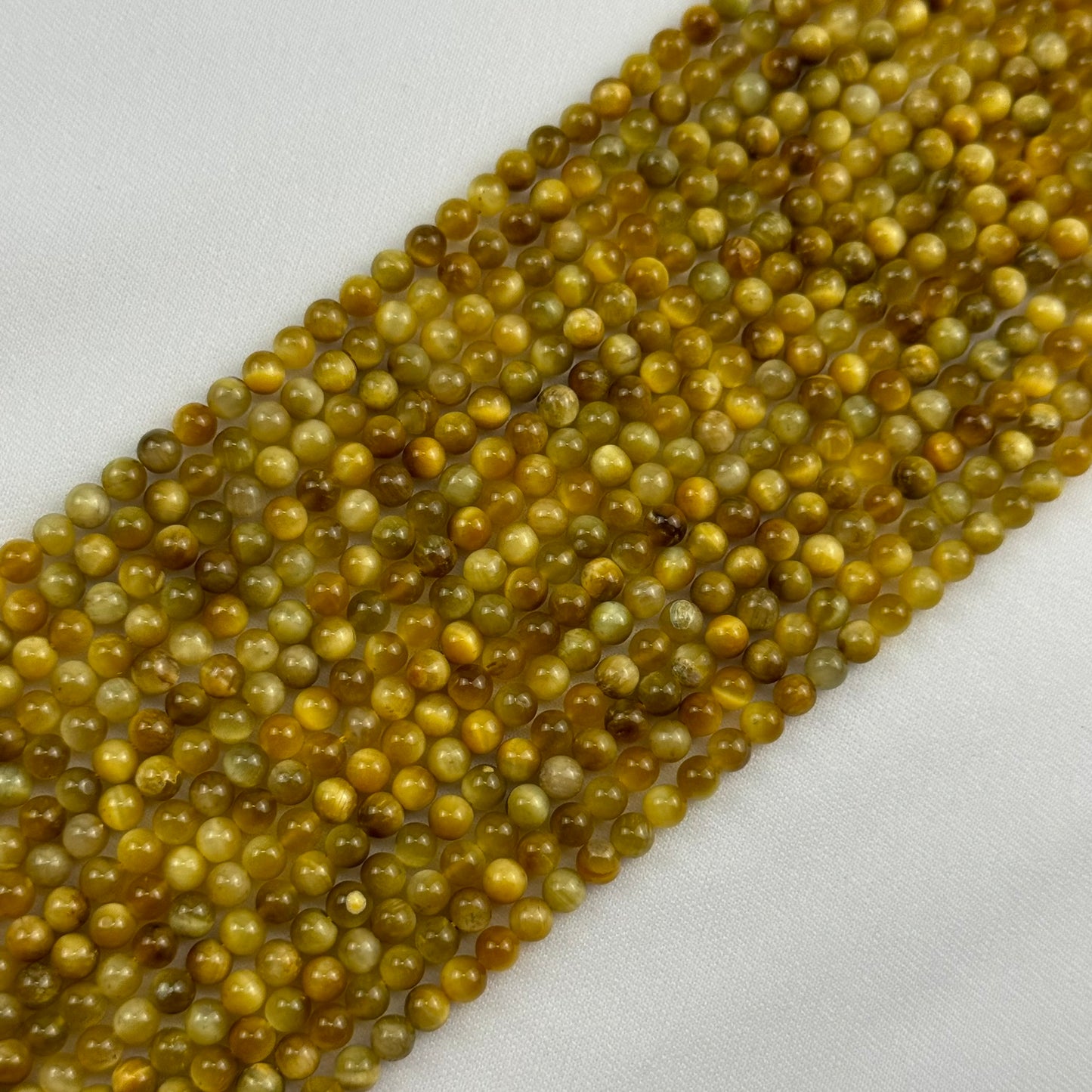 Golden Tiger's Eye Polished Round Beads image 8