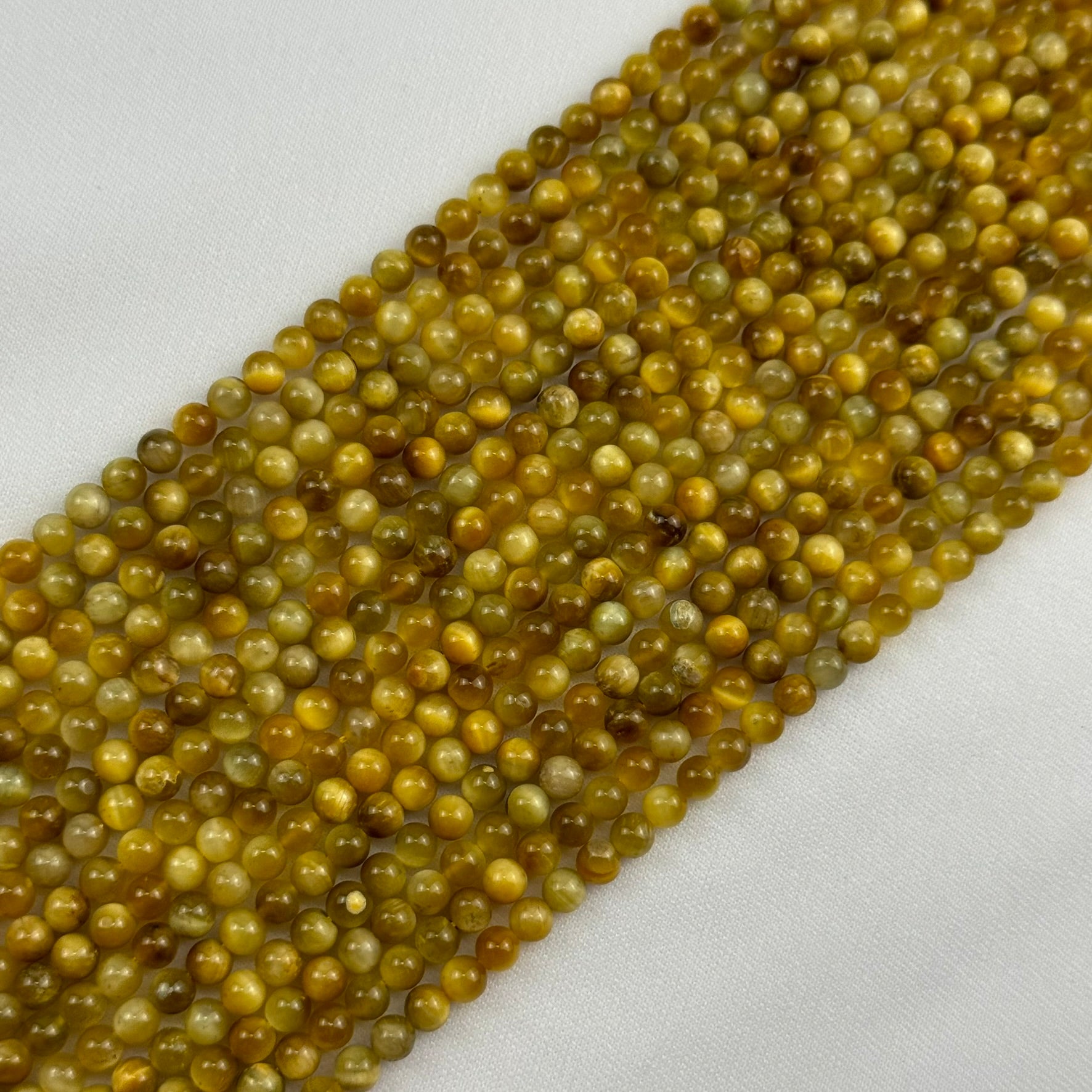 Golden Tiger's Eye Polished Round Beads image 8