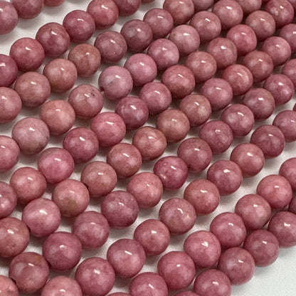 Rhodonite AA Polished Round Beads image 8