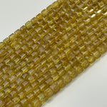 Golden Apatite Square Beads- A quality image 6