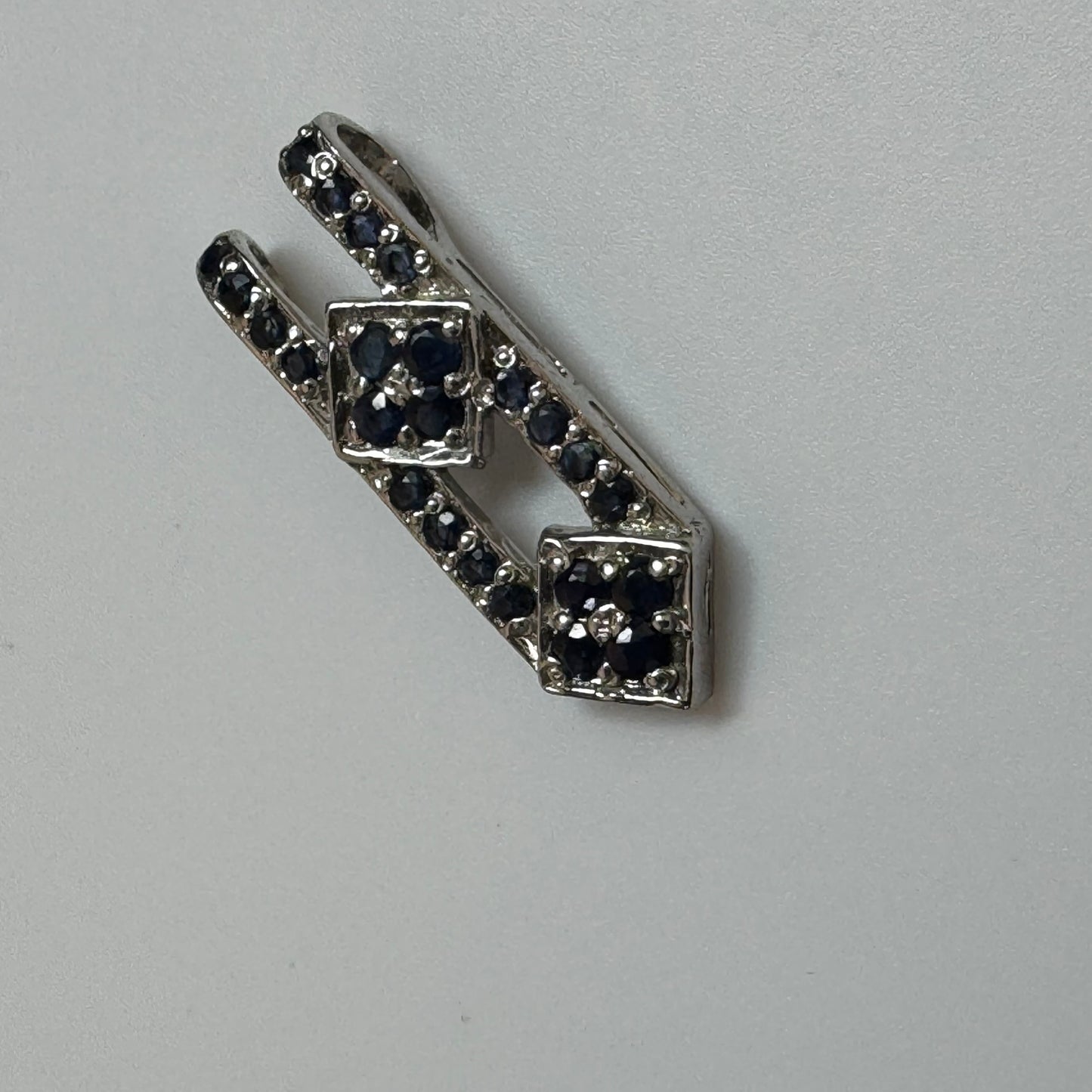 Sapphire Pendant in 925 Sterling Silver image 3