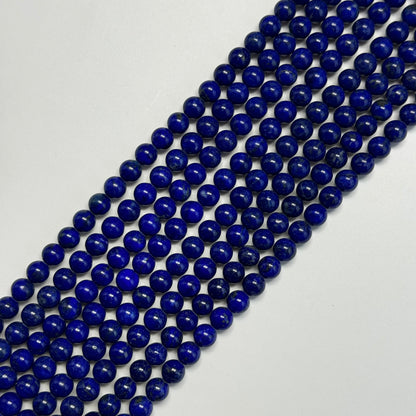 Lapis Lazuli AAA Polished Round Beads image 5