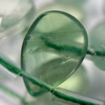 Green Fluorite Faceted Pear Shape Beads image 2