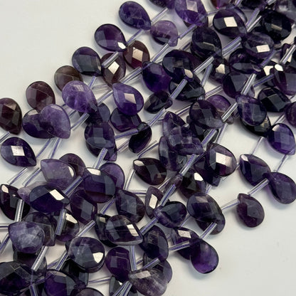 Amethyst Faceted Pear Shape Beads image 8