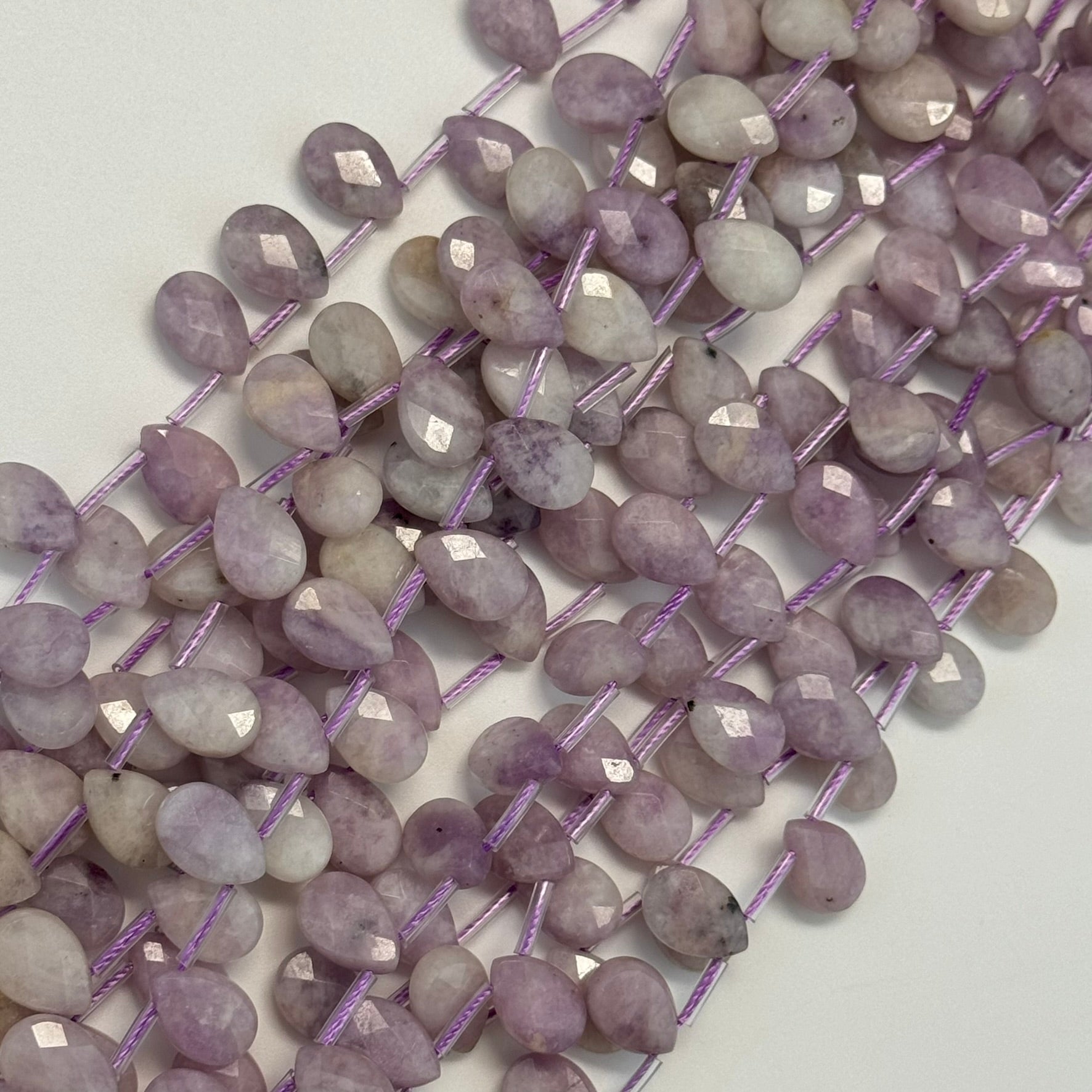 Lavender Amethyst Pear Shape Beads image 4