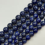 Lapis Lazuli Frosted Round Beads image 6