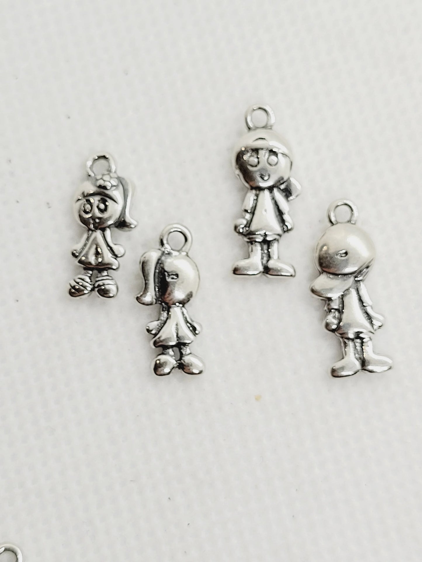 Girl & Boy Charms | 925 Sterling Silver image 3