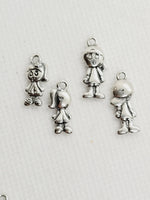 Girl & Boy Charms | 925 Sterling Silver image 3
