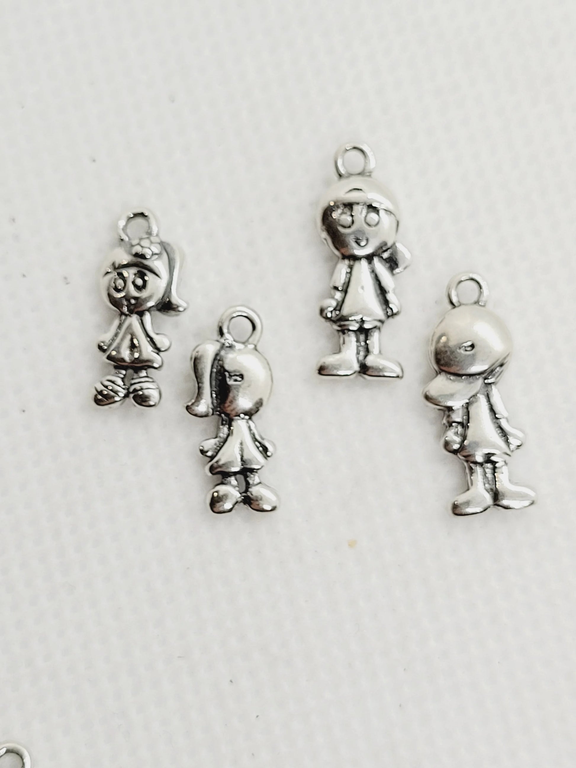 Girl & Boy Charms | 925 Sterling Silver image 3