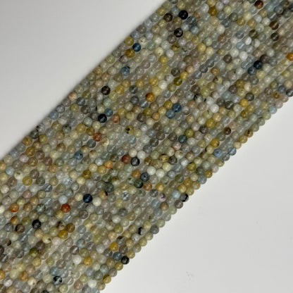Aquamarine Polished Round Gemstone Beads image 4