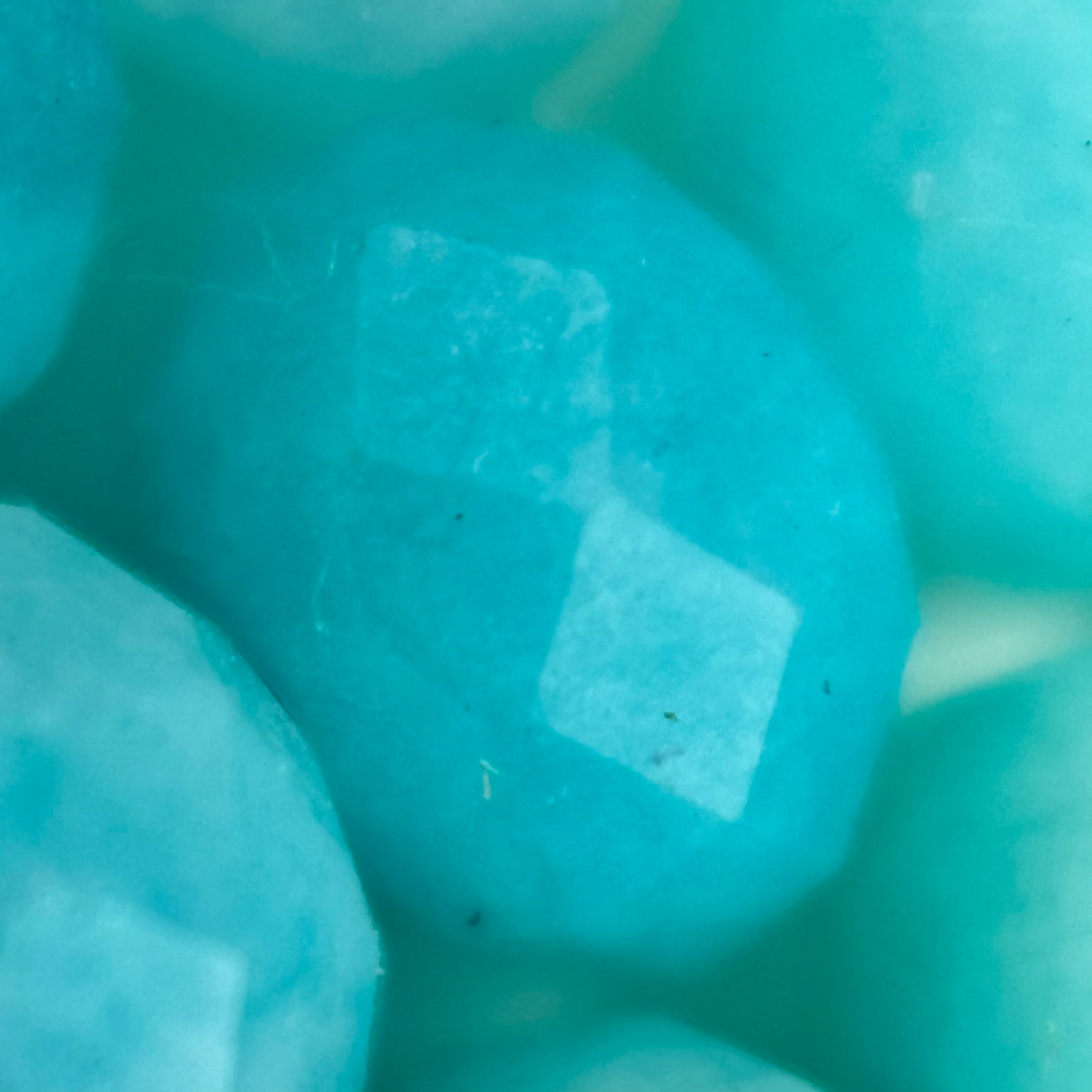 Amazonite AA Faceted Rondelle Gemstone Beads image 1