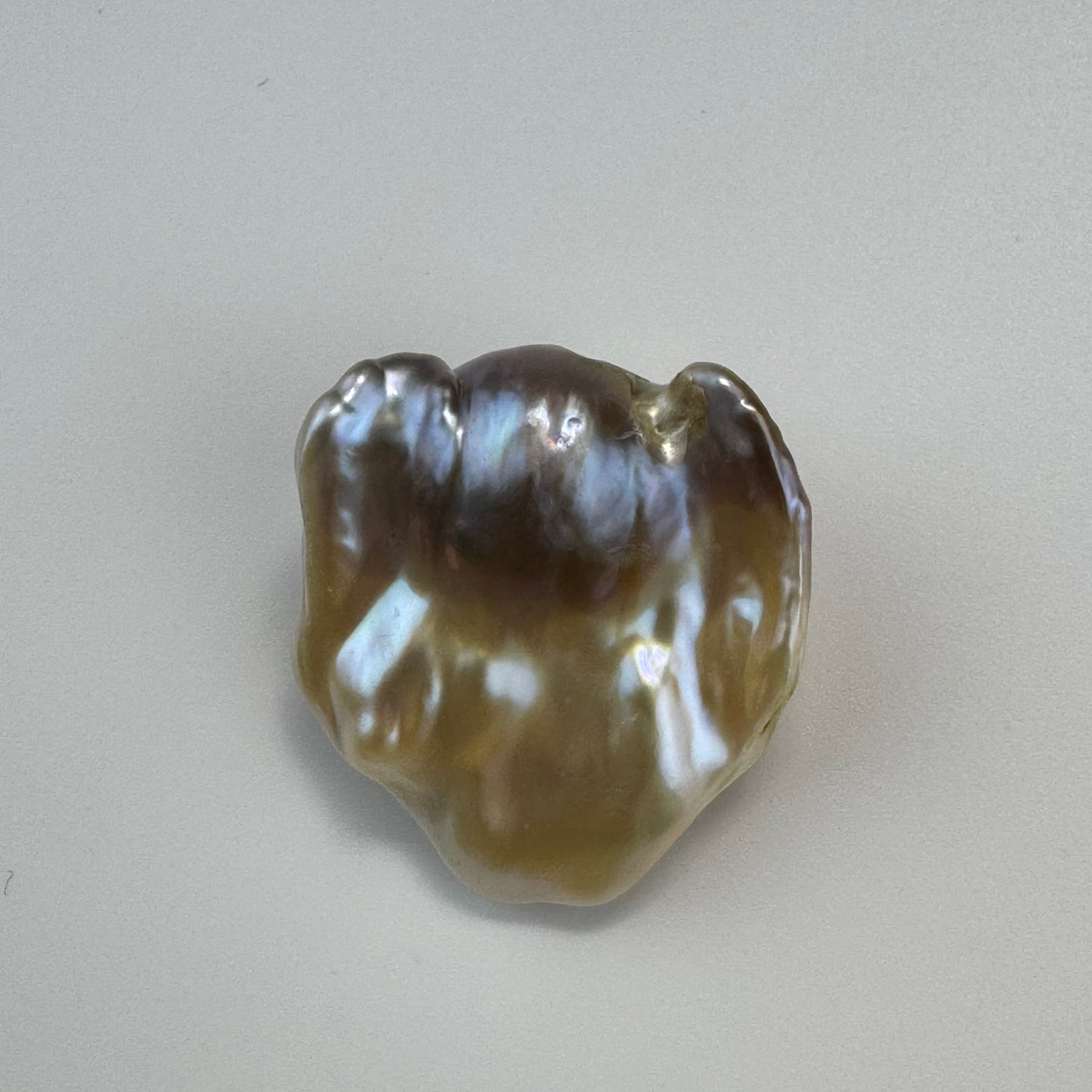 Souffle Pink & Golden Freshwater Pearl (AAA Quality) image 3