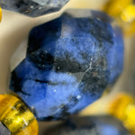 Dumortierite Faceted Barrel 8 Beads image 6