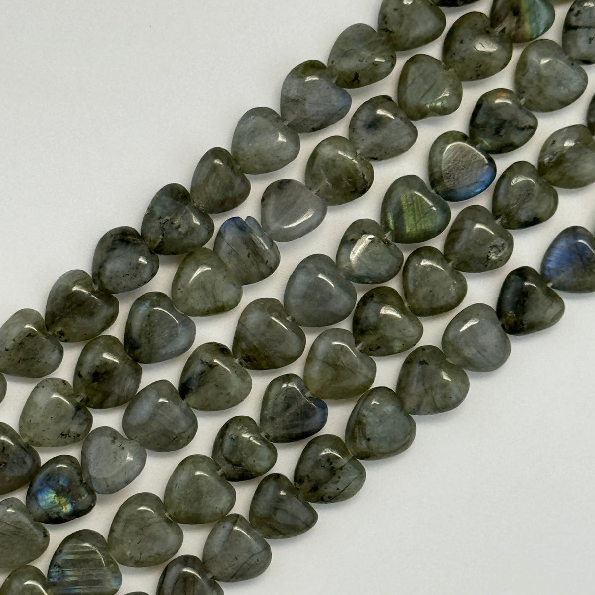 Labradorite Heart Beads image 6
