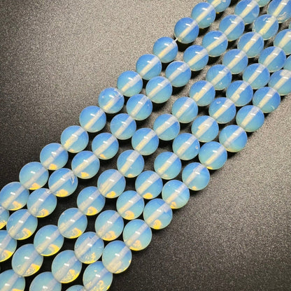 Opalite(Synthetic) Polished Round Beads image 7