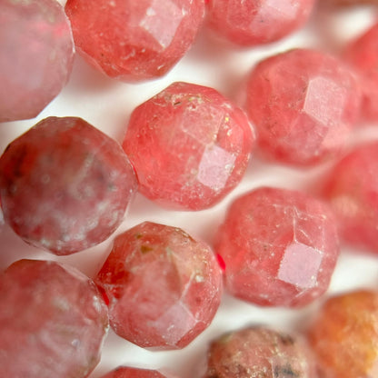 Rhodonite Faceted Round Beads (AA Quality) image 7