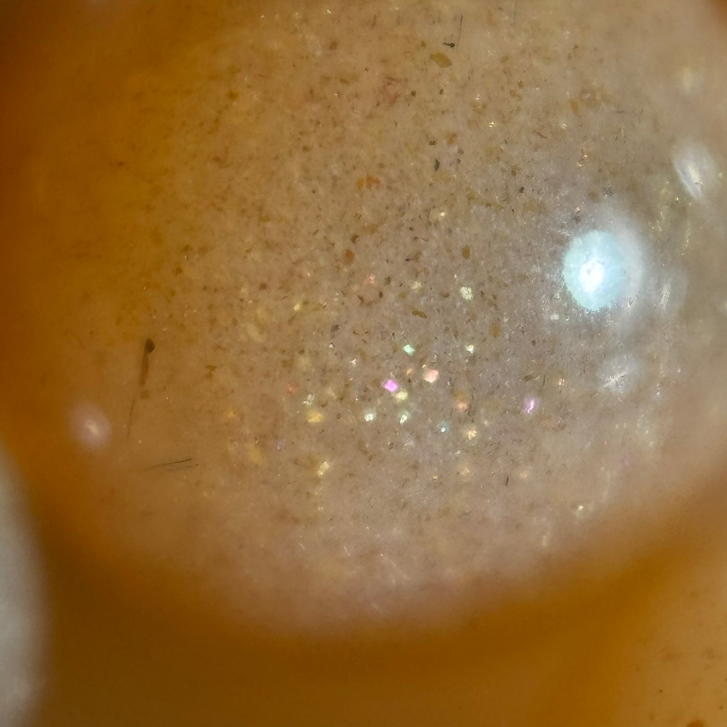 Sunstone & Moonstone (Peach) Polished Round Beads image 2