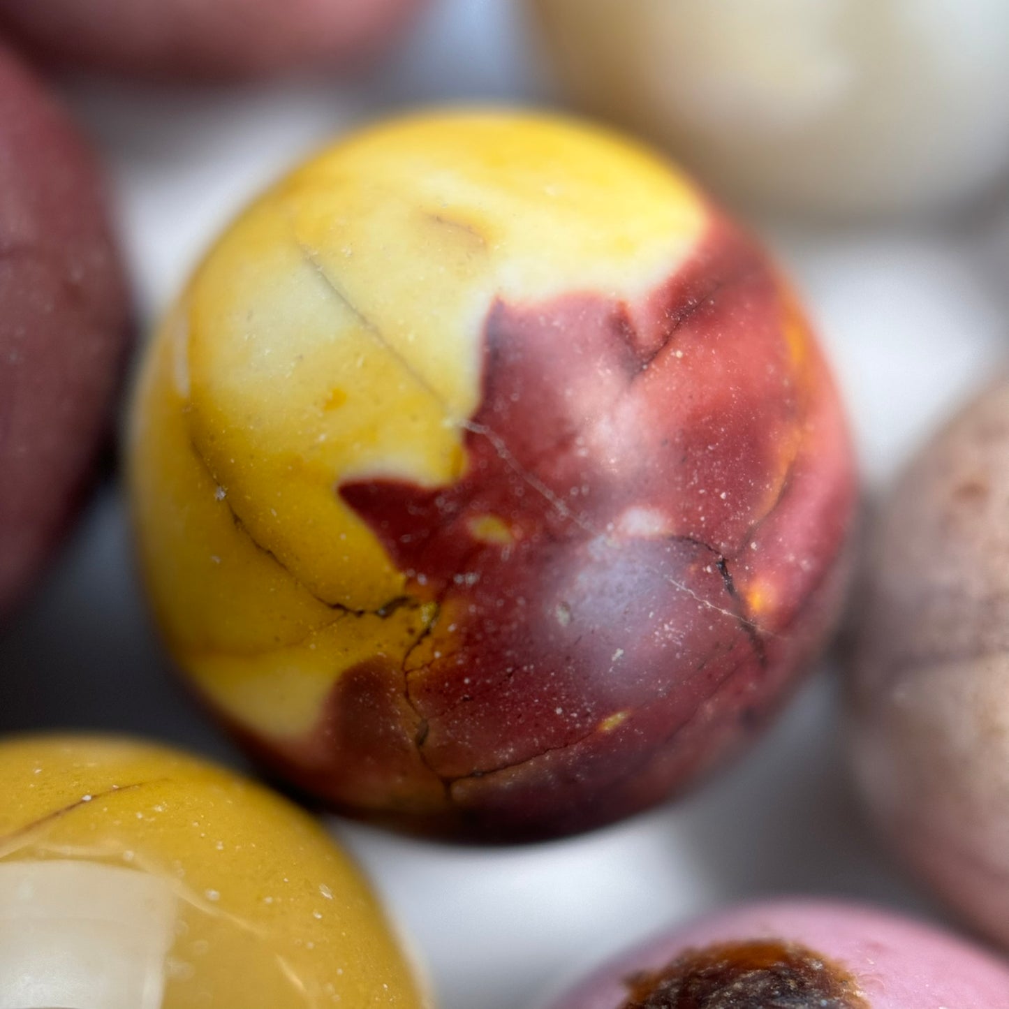 Mookaite Round Polished Beads image 5