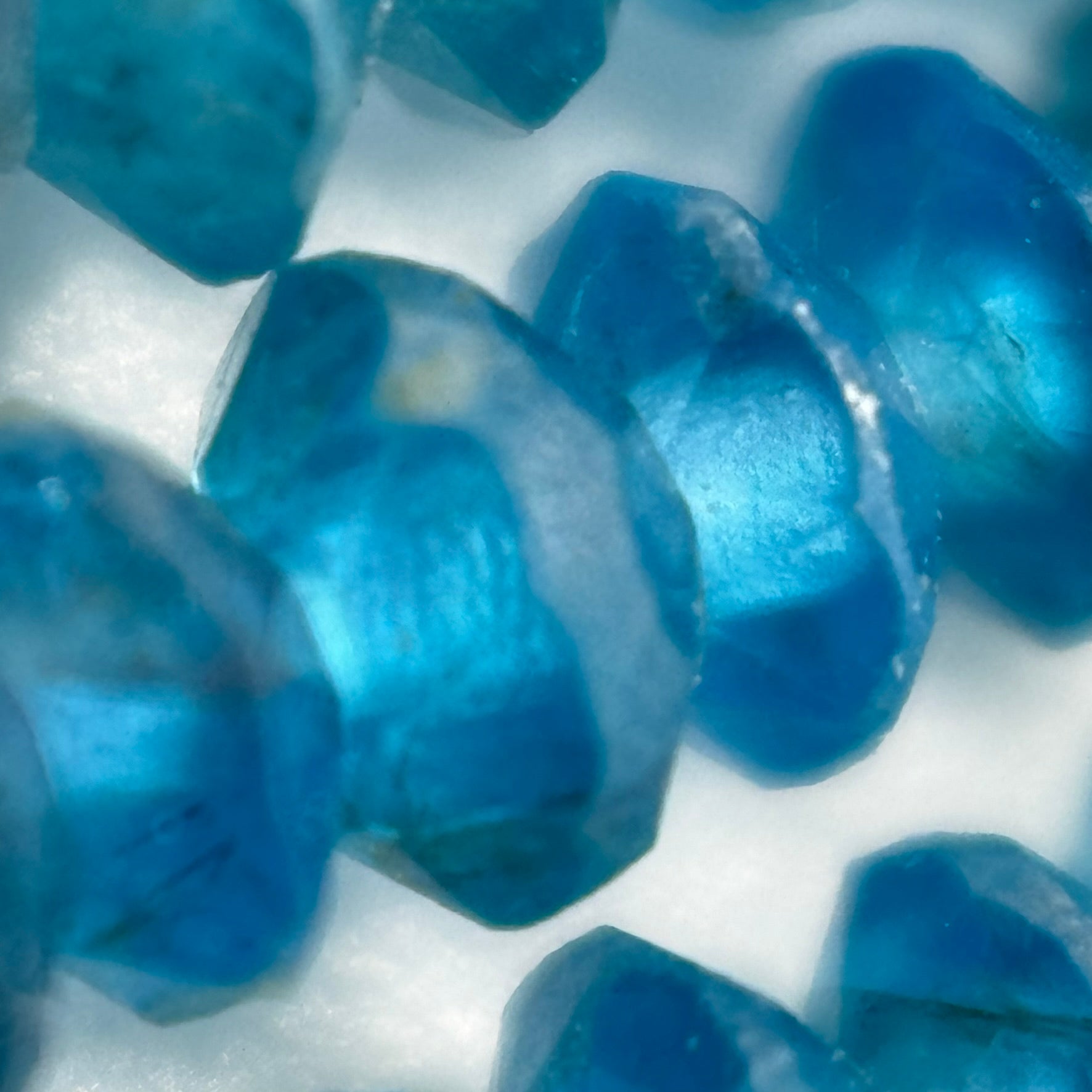 Blue Apatite Space Ship Beads image 2