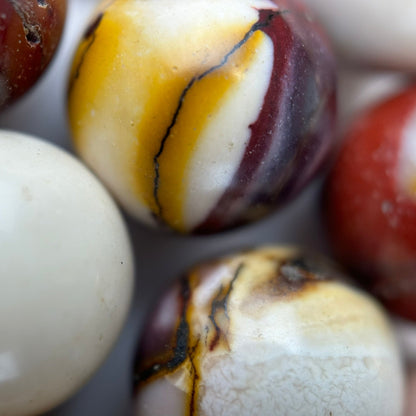 Mookaite Round Polished Beads image 4