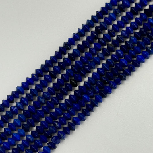 Lapis Lazuli Faceted Space Ship Shape (AAA Quality)