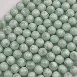Green Angelite Polished Round Beads image 1