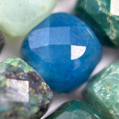 Chrysocolla Square Beads image 2