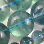 Blue Fluorite AAA Polished Round Beads image 5