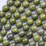 Epidote Polished Round Beads image 2