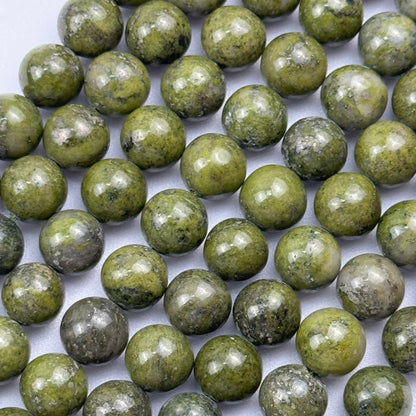 Epidote Polished Round Beads image 2