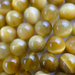 Golden Tiger's Eye Polished Round Beads image 6