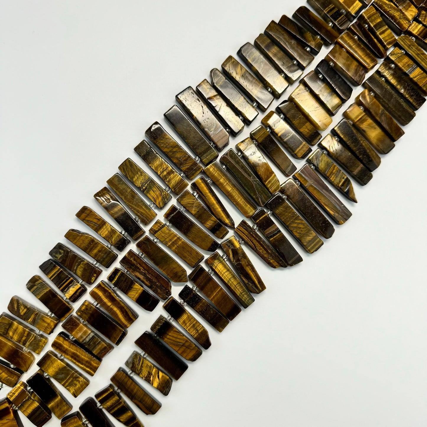 Tiger's Eye Polished Blade Beads image 5