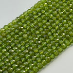 Peridot Square Beads image 5