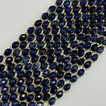 Sodalite AA Faceted Barrel 8 Beads image 1