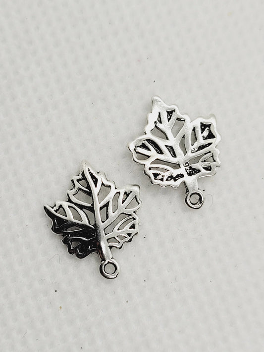 Maple Leaf Charm | 925 Sterling Silver image 0