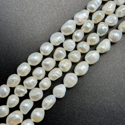 A White Potato Pearl  12x10mm image 0