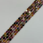 Tourmaline Faceted Oval Beads (AAA Quality) image 1