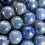 Dumortierite AA Polished Round Beads image 3