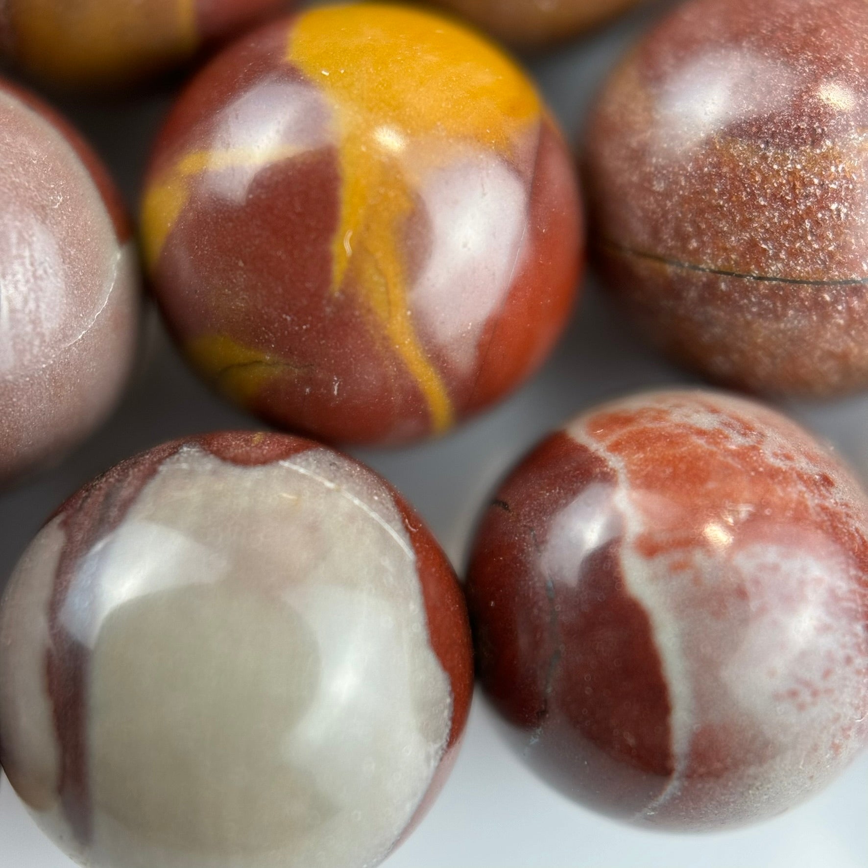 Noreena Jasper Polished Round Beads  ( 20mm) image 2