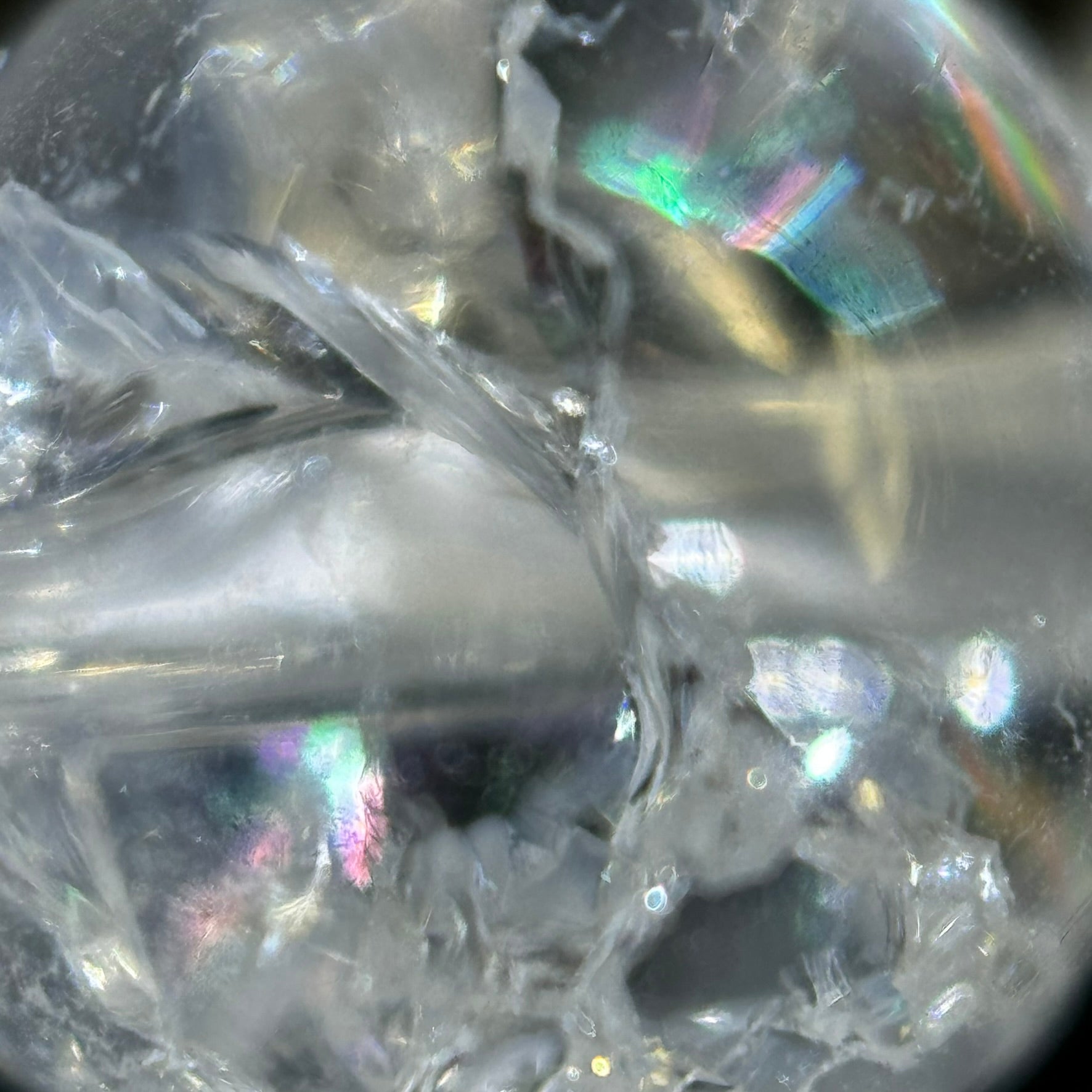 Crackle Quartz Polished Round Beads image 2